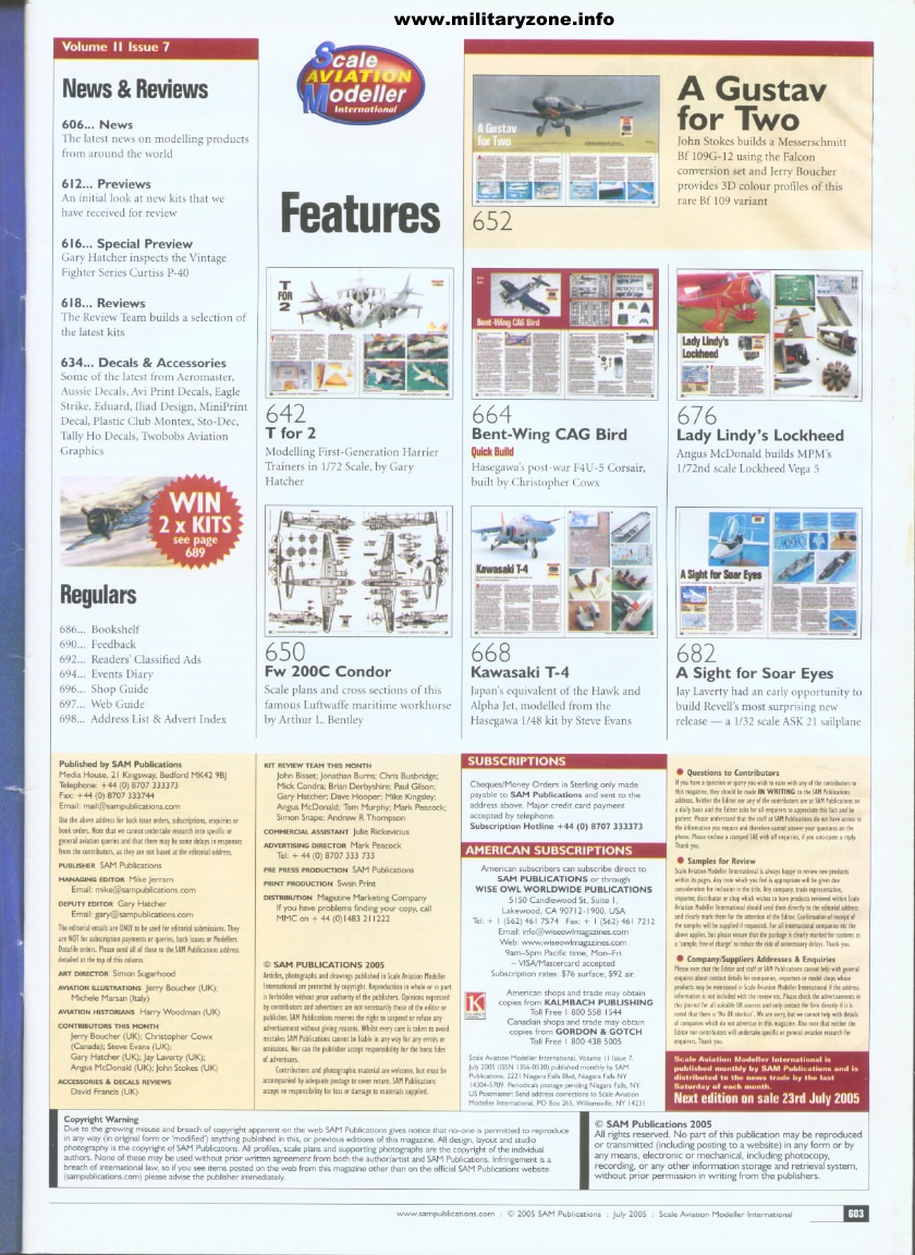 Scale Aviation Modeller International 2005-07